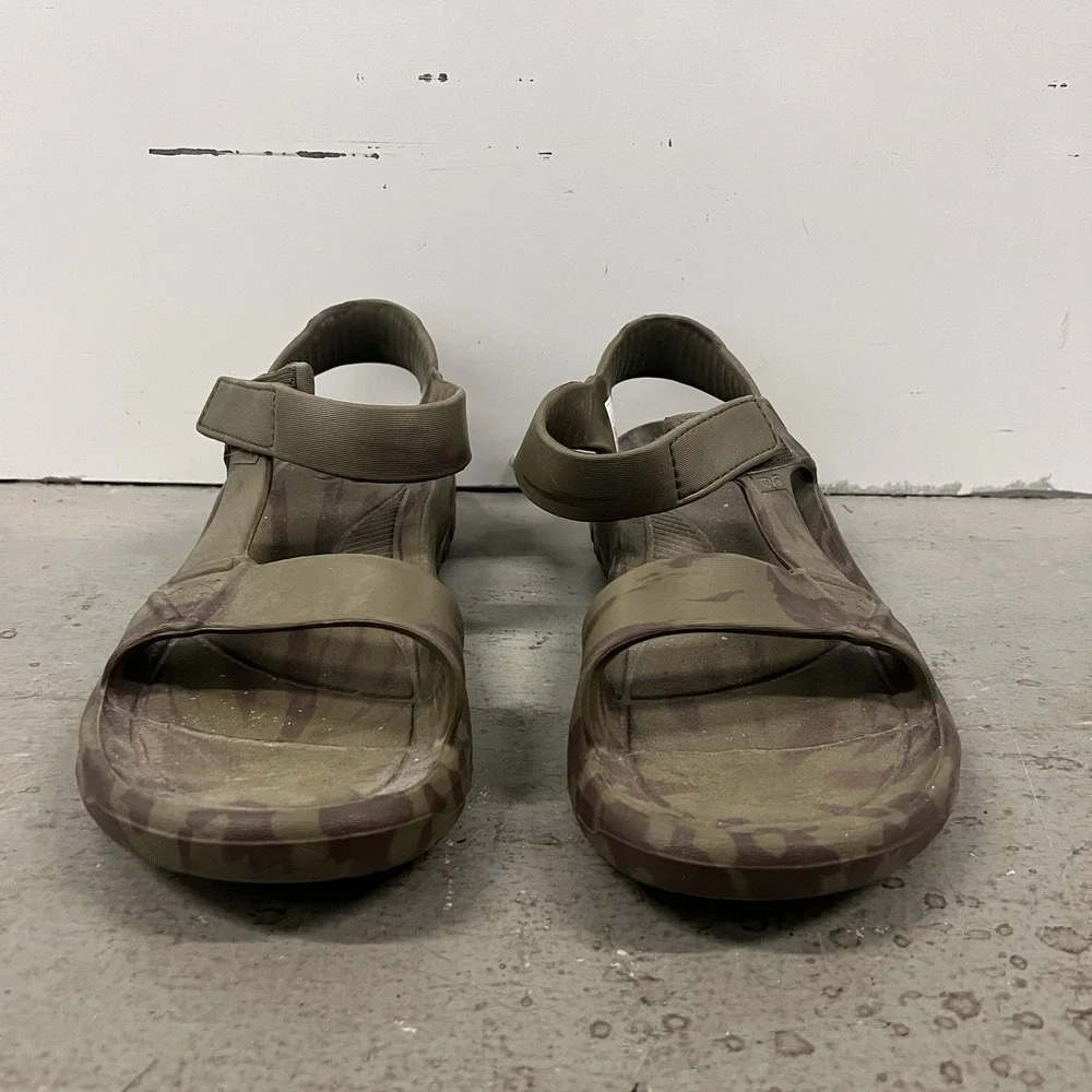Teva Hurricane Drift Sandals Mens 8 Womens 9.5 Camo Green EVA Lightweight Hiking